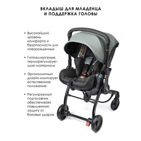 Автокресло Doona X Dusty Sage Isofix 0 (0 -13 кг)