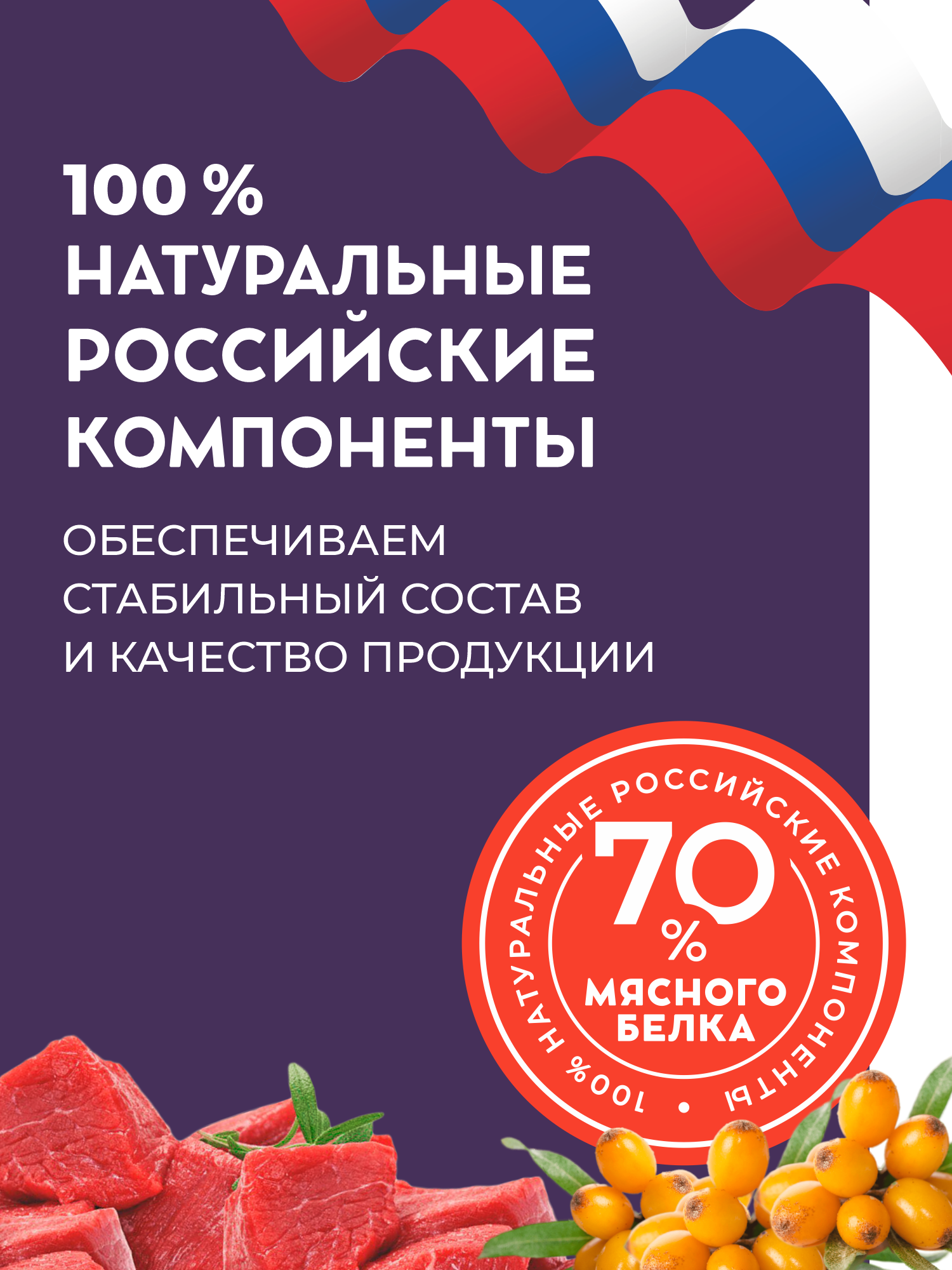 Сухой корм для собак GRANDHOLI Для породы шпиц "Говядина с ягодами" 1,5 кг - фото 8