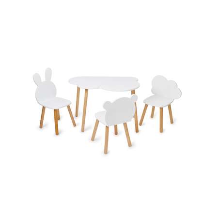 Стул детский Happy Baby Oblako chair белый