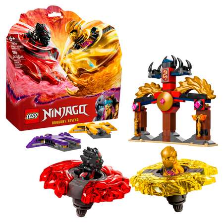 Конструктор детский LEGO Ninjago Боевой набор Кружитцу Дракона