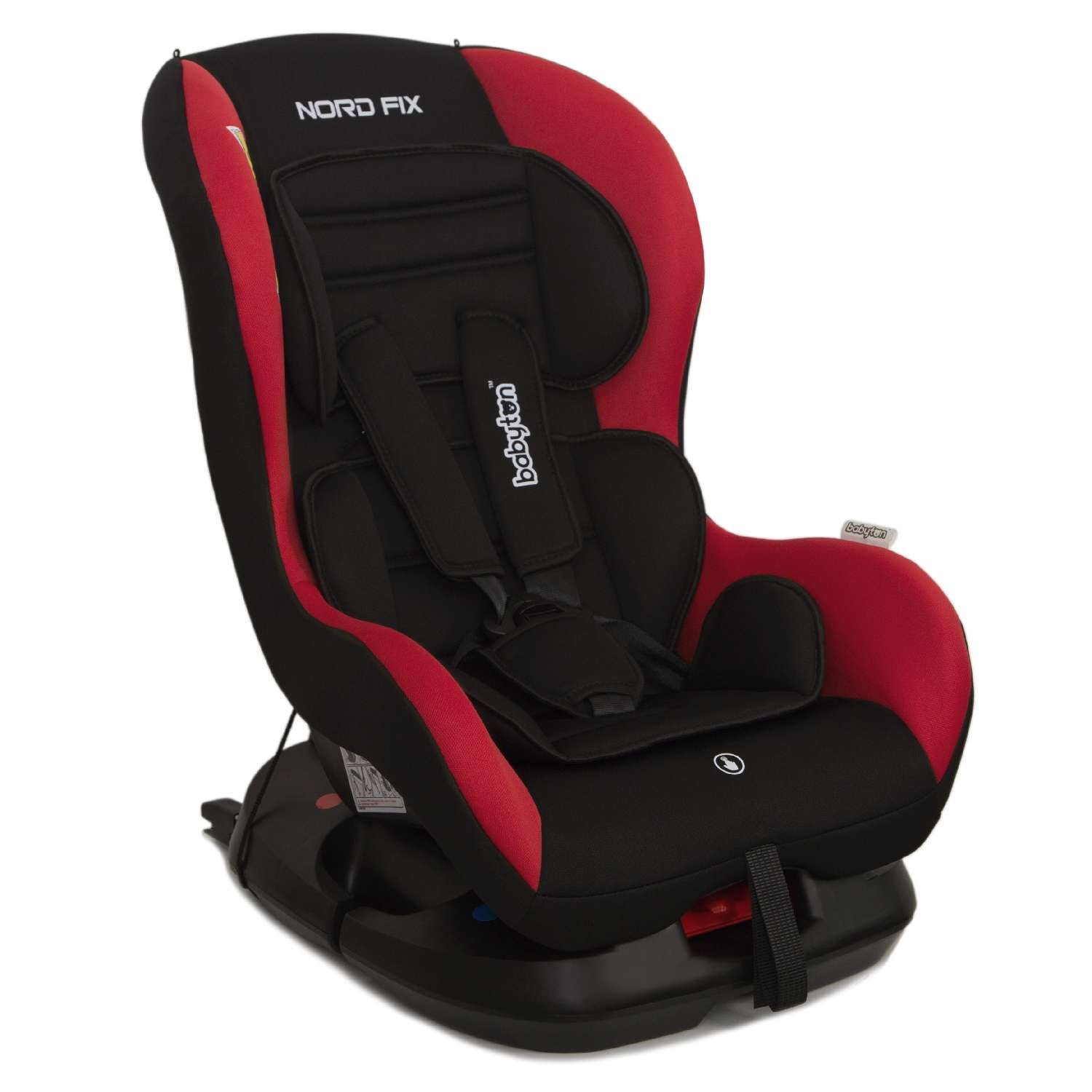 Автокресло Babyton Nord Fix Black-Red - фото 13