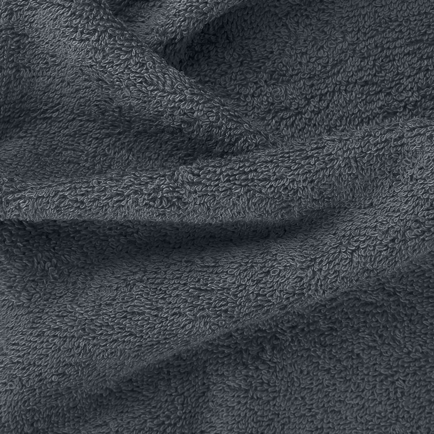 Махровое полотенце Bravo Моно XL 100х150 см серый - фото 4