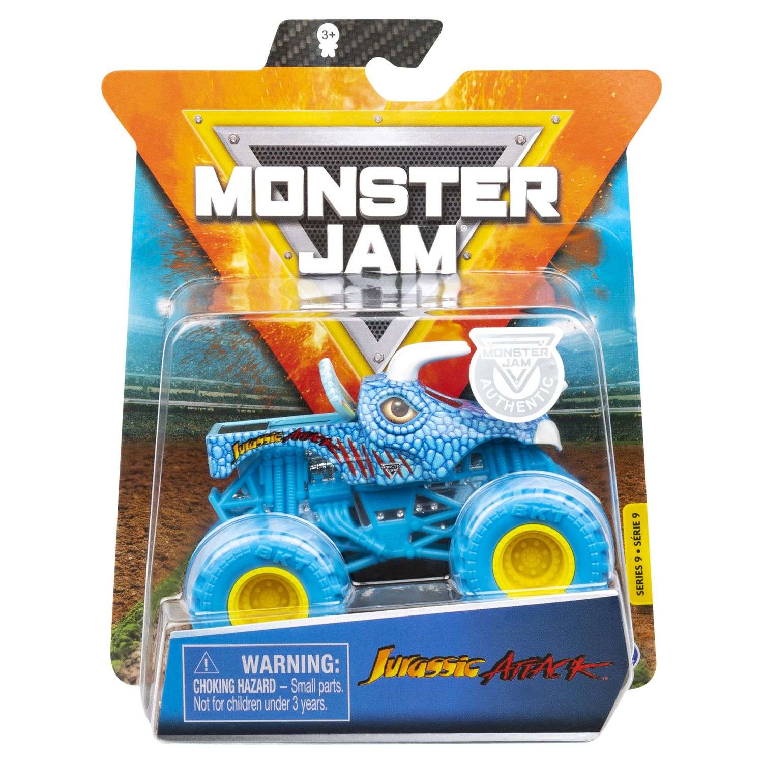 Машинка Monster Jam 1:64 JurrassicAttack 6044941/20120662 6044941 - фото 2