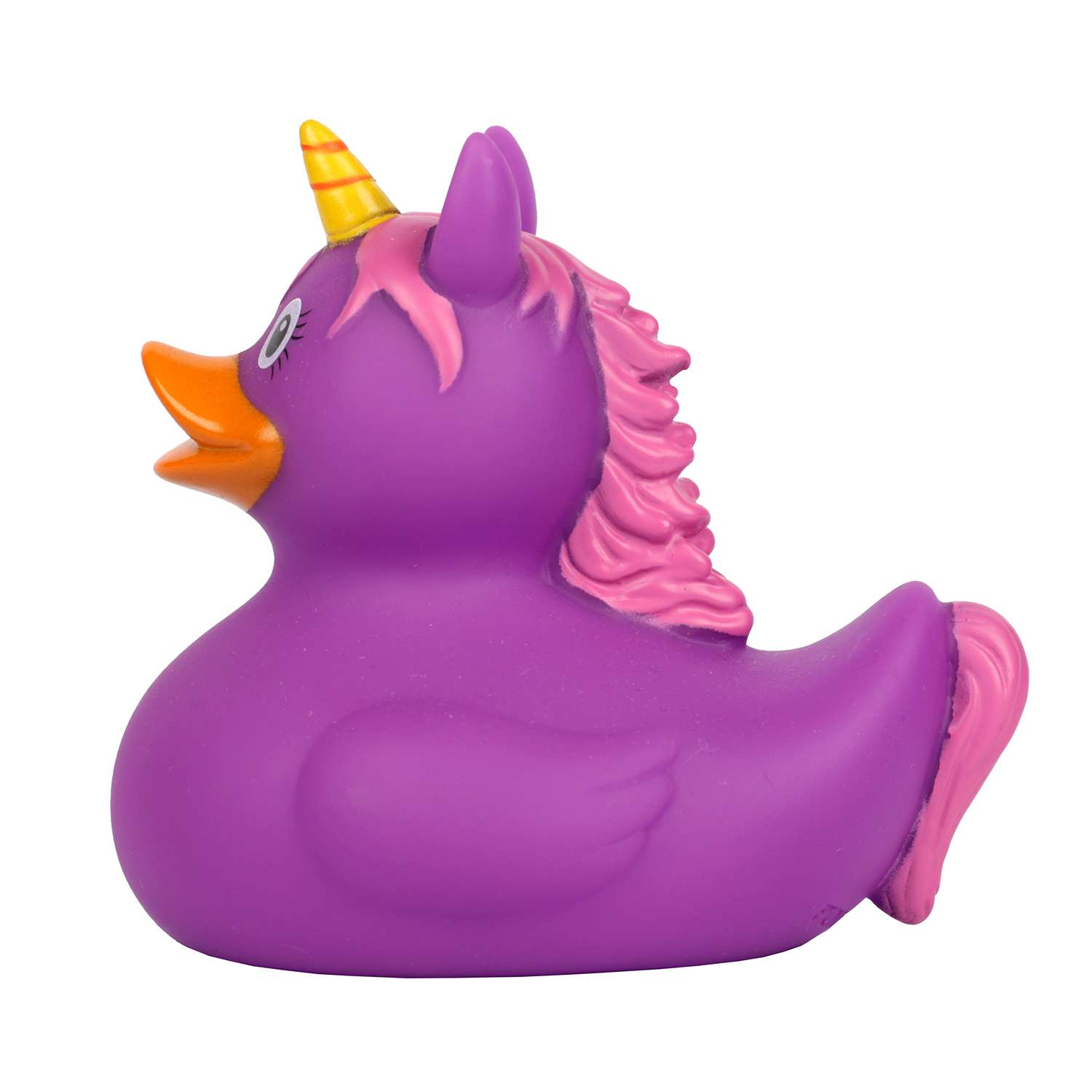 Игрушка для ванны сувенир Funny ducks Единорог пурпурный уточка 2090 - фото 4
