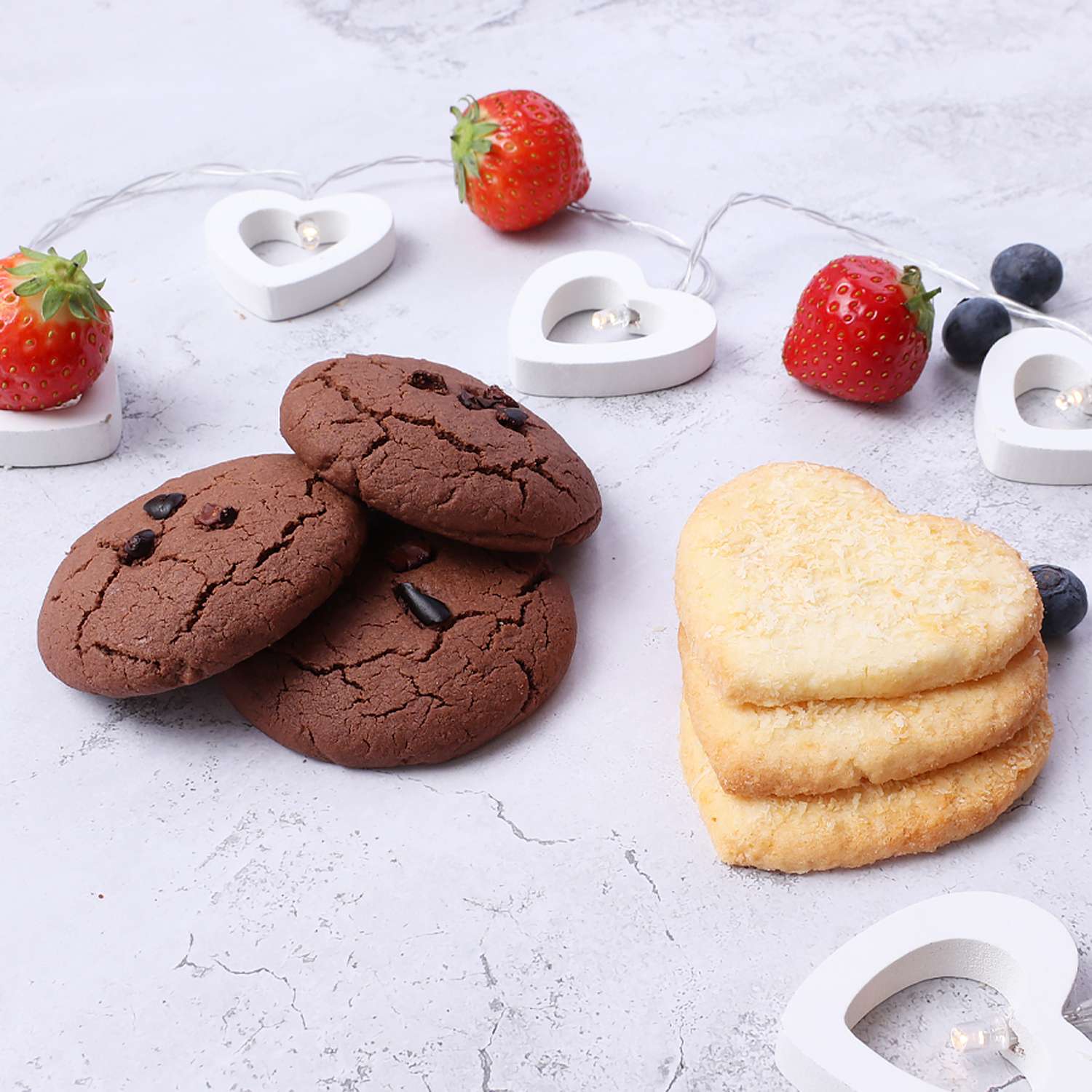 Печенье детское КотМарКот Мята+шоколад и Кокосовое сердце - фото 3
