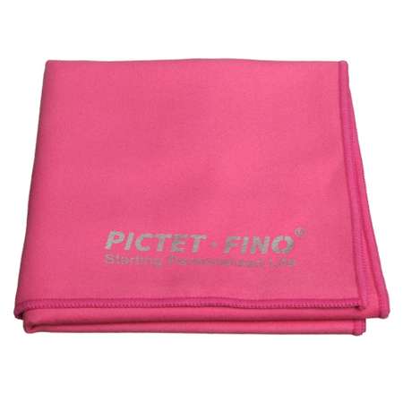 Полотенце спортивное PICTET FINO из микрофибры розовое в мешочке
