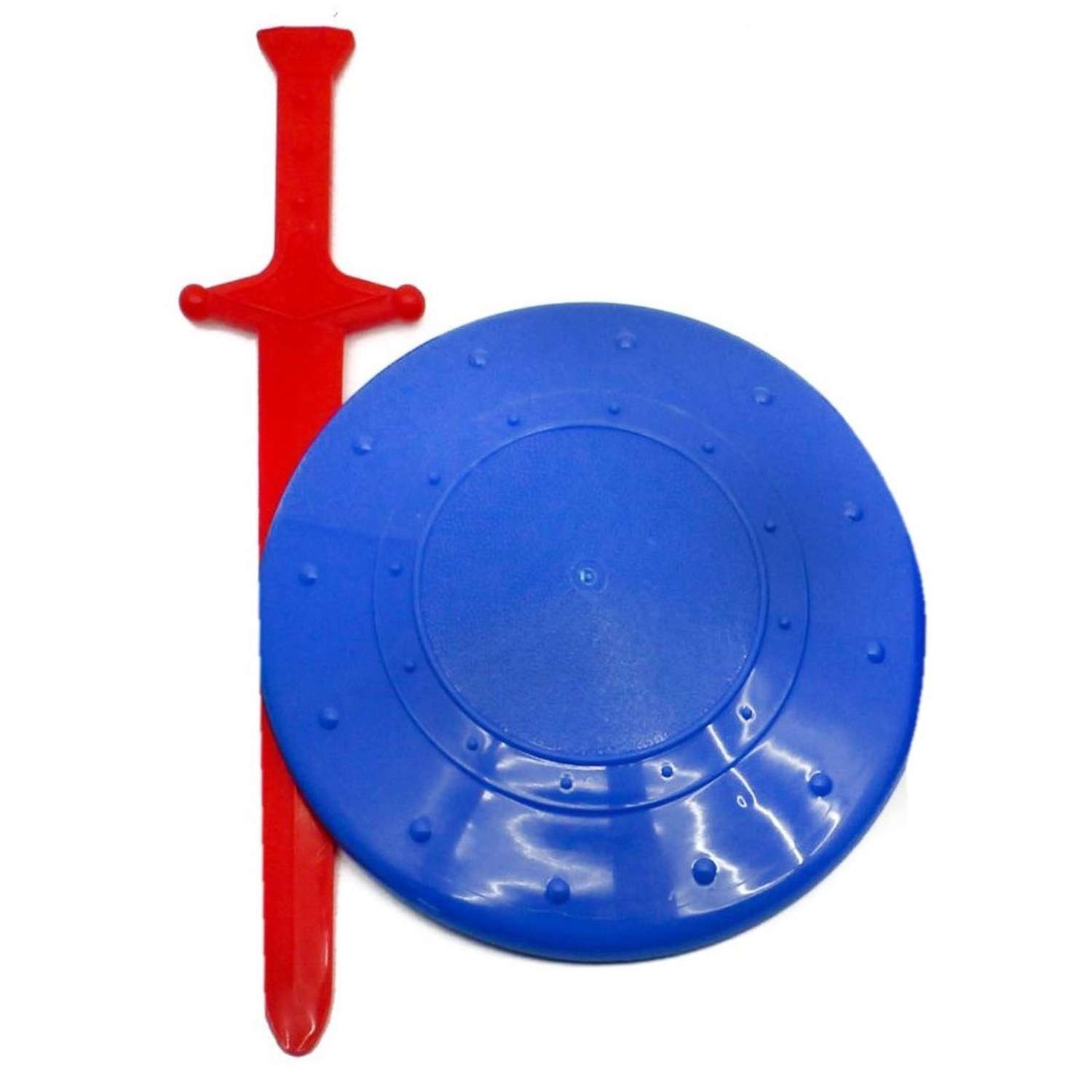 Игровой набор Maximus Щит и меч голубой/красный - фото 1