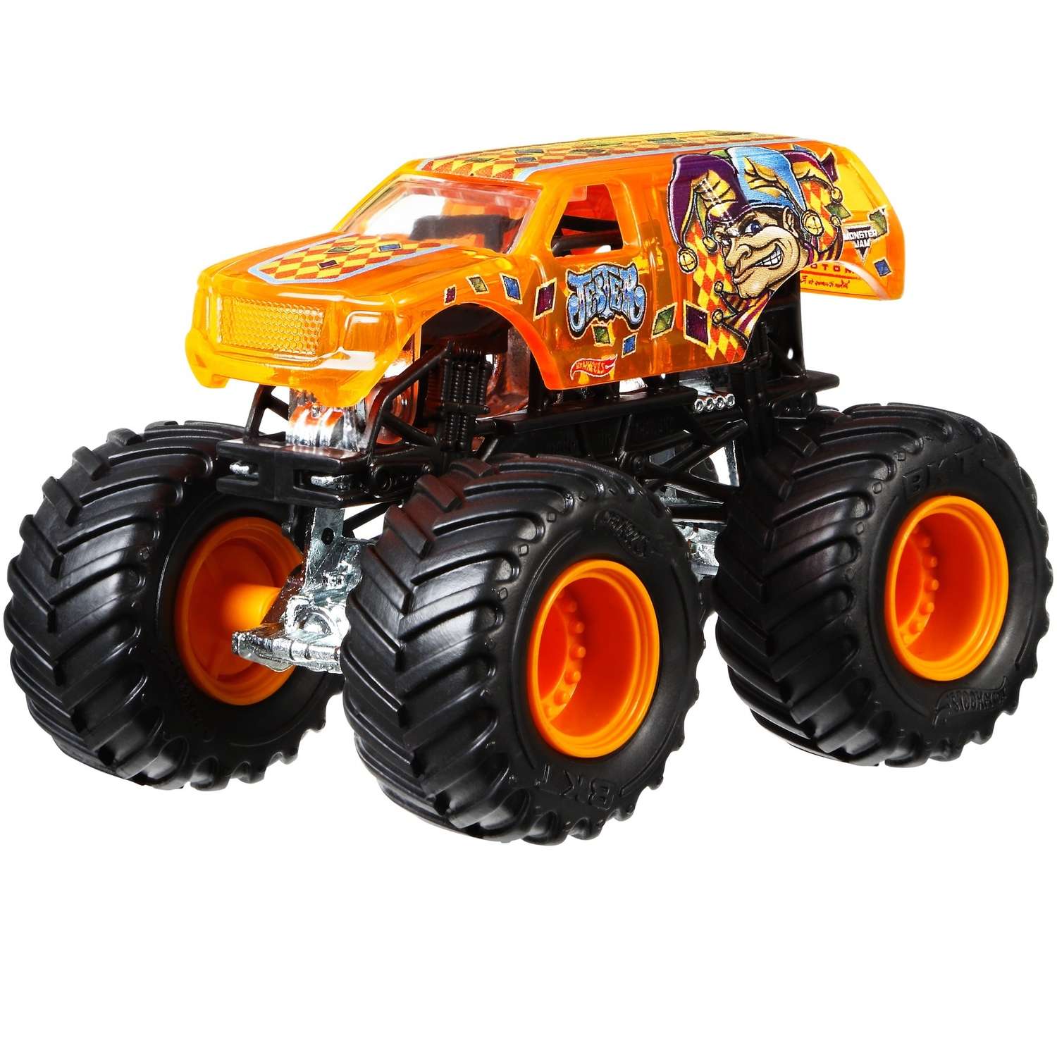 Машина Hot Wheels 1:64 Monster Jam Jester DWM97 BHP37/DWM97 - фото 1