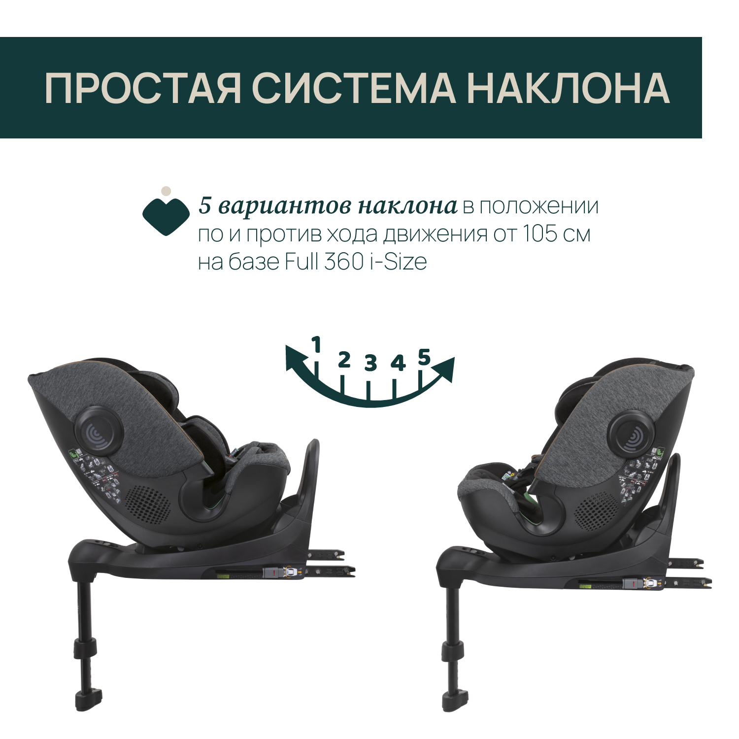 Автокресло Chicco Bi-Seat Air Black для новорожденных - фото 6