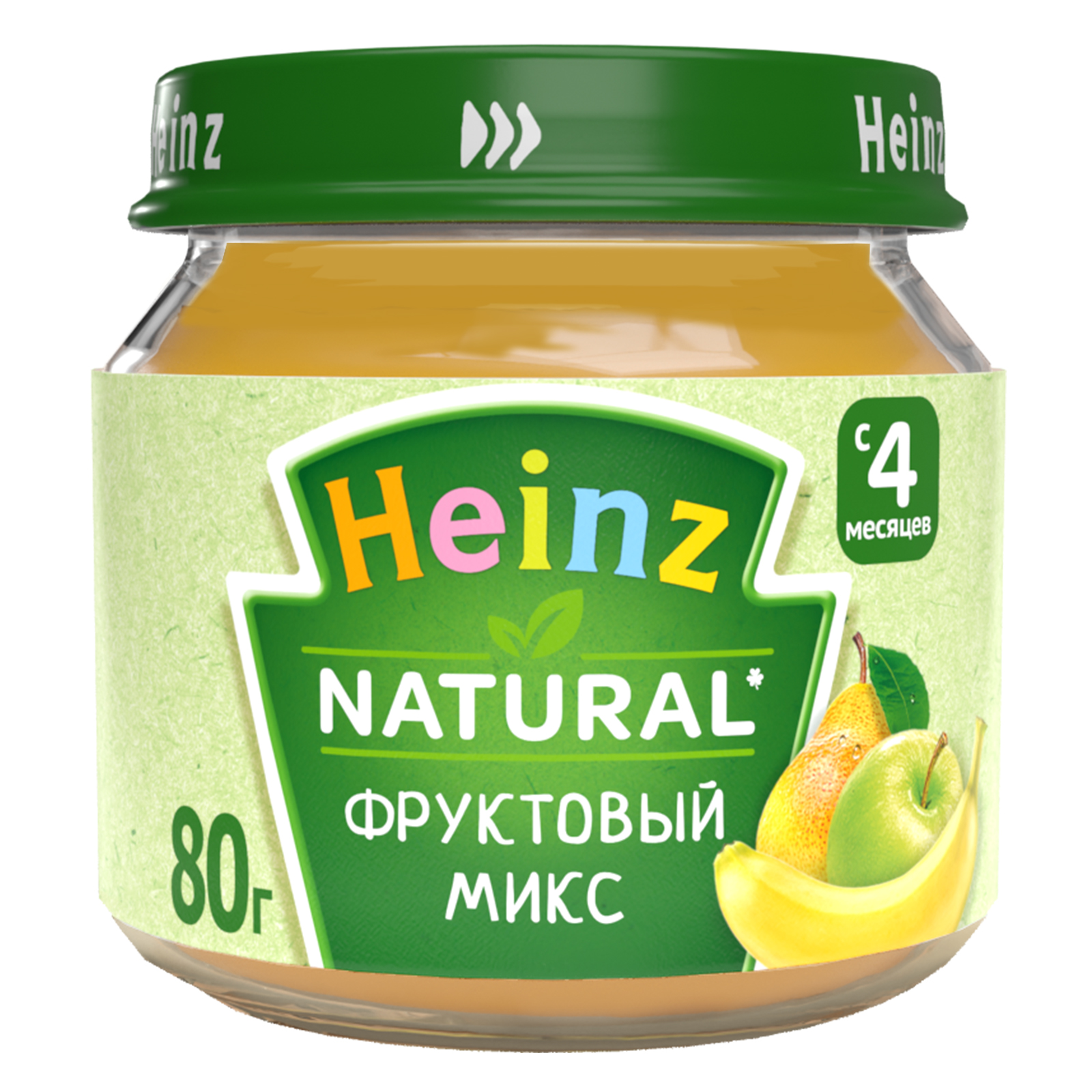 Пюре Heinz Фруктовый микс 80г с 6месяцев - фото 1