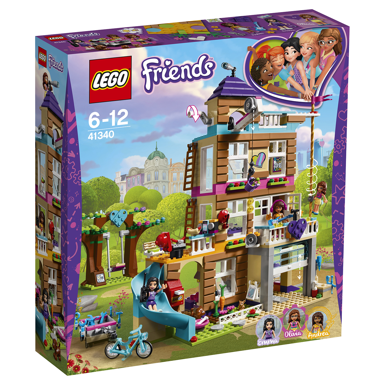 Конструктор LEGO Дом дружбы Friends (41340) купить по цене 5299 ₽ в  интернет-магазине Детский мир