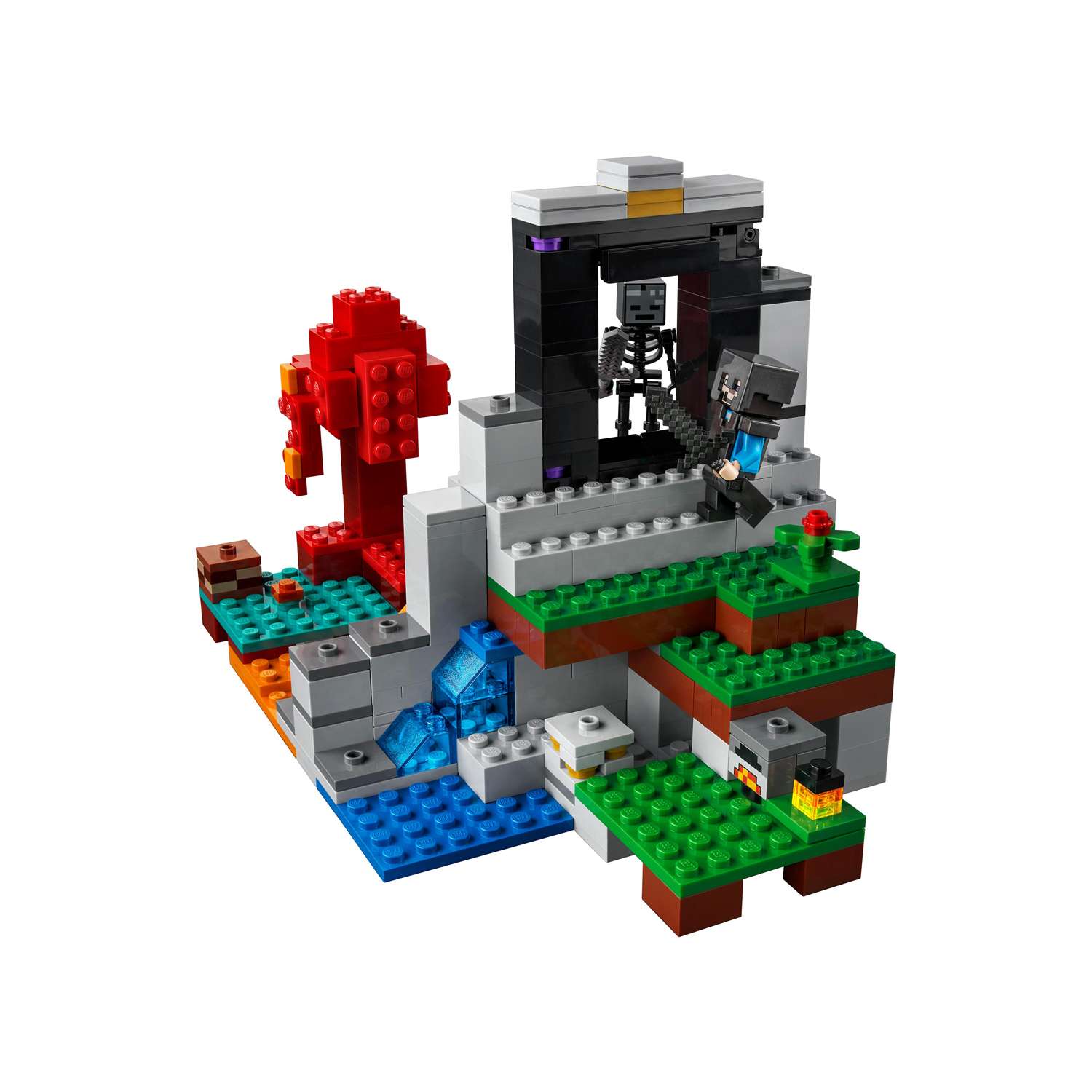Конструктор детский LEGO Minecraft Разрушенный портал 21172 - фото 4