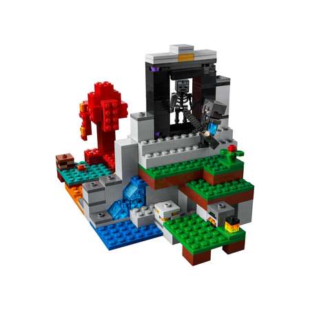 Конструктор детский LEGO Minecraft Разрушенный портал 21172