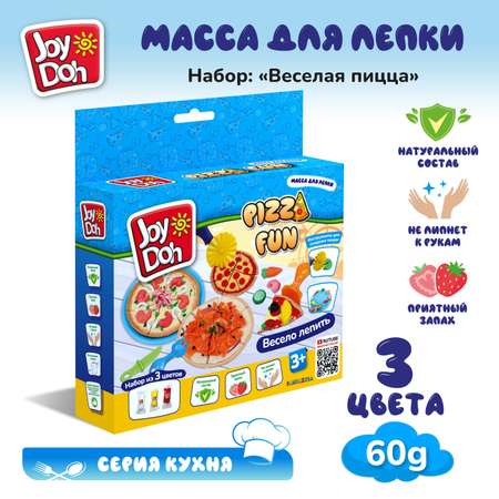 Набор для лепки Joy-Doh Веселая пицца 3*20г PIZZ-60 bag