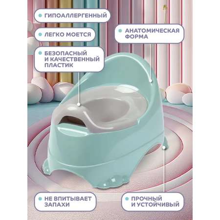Горшок детский Компания Друзей анатомический с крышкой размер M