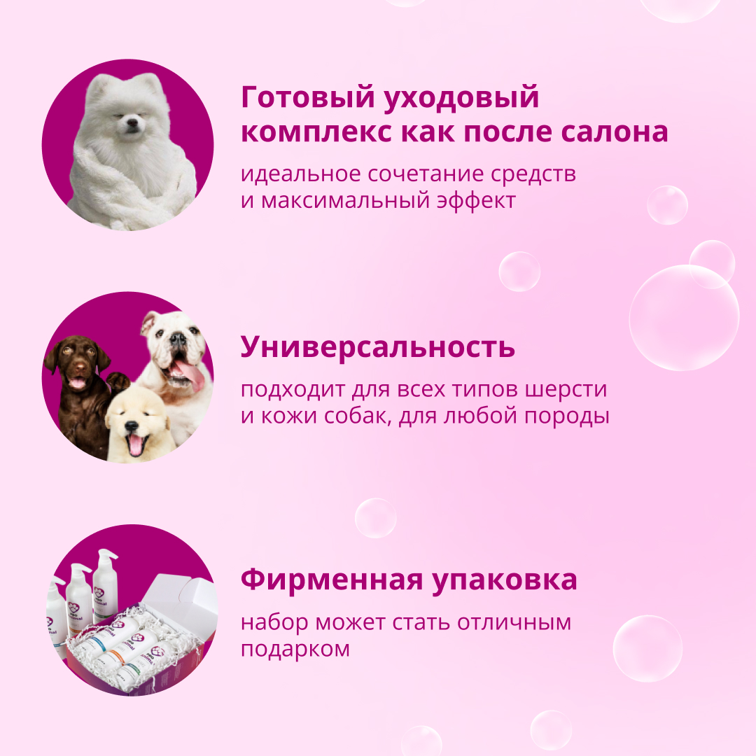 Набор косметики Home Care ProAnimal универсальный домашний комплексный набор для собак - фото 3