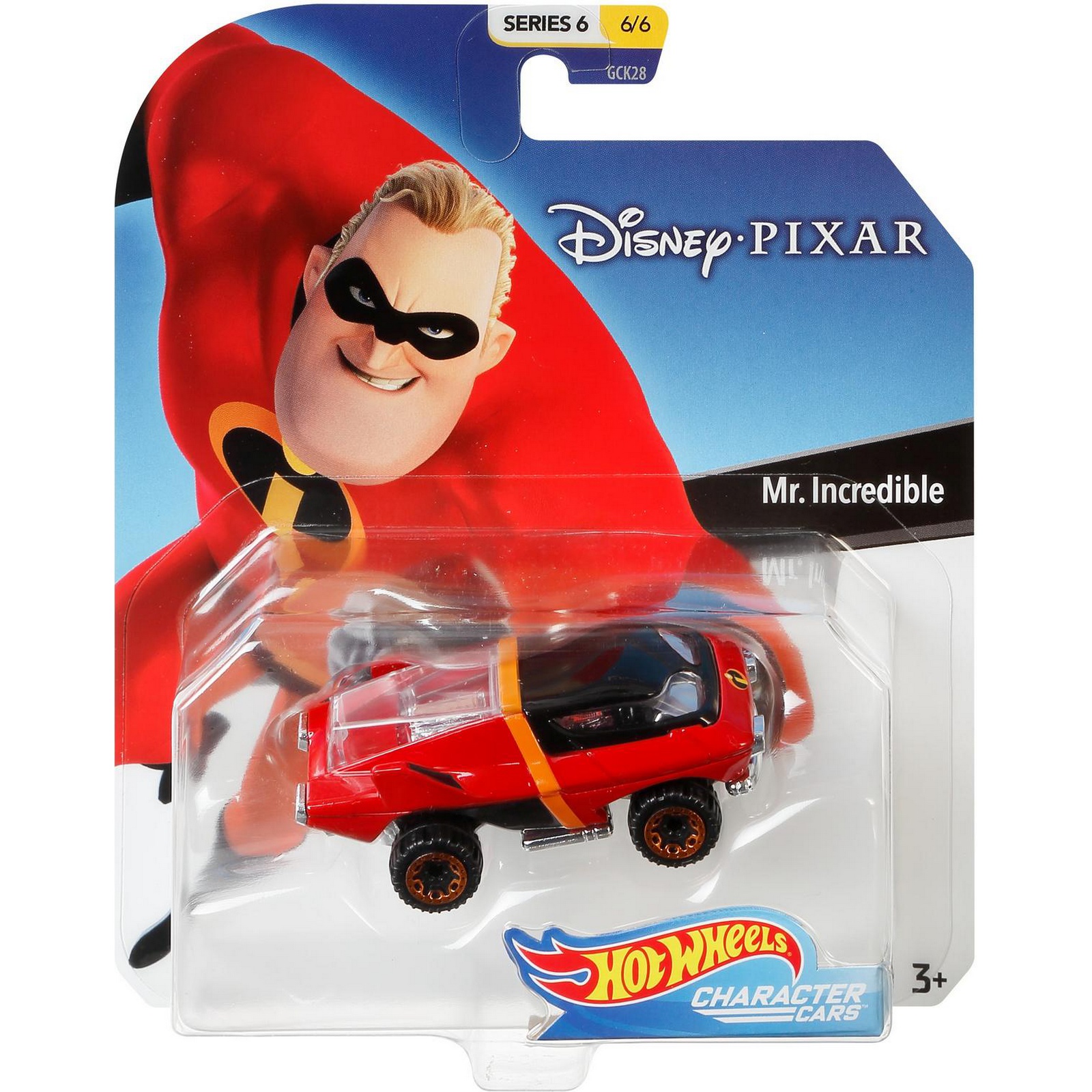 Машинка Hot Wheels Герои Disney Мистер Исключительный GGX65 купить по цене  199 ₽ в интернет-магазине Детский мир