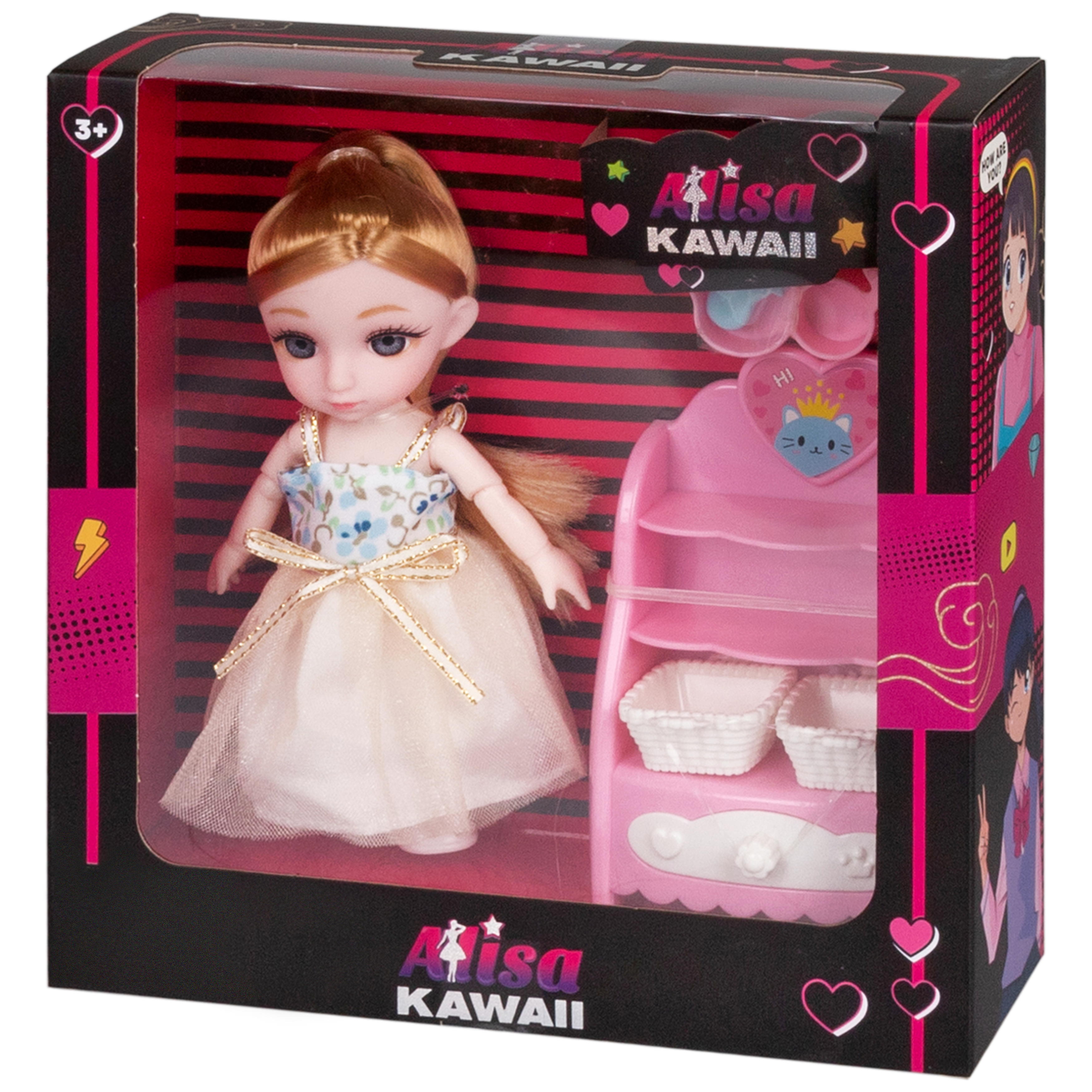 Кукла шарнирная 15 см 1TOY Alisa Kawaii выставка собак с аксессуарами Т24360 - фото 15