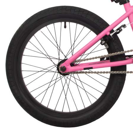 Велосипед 20BMX серо-розовый NOVATRACK BMX JUPITER