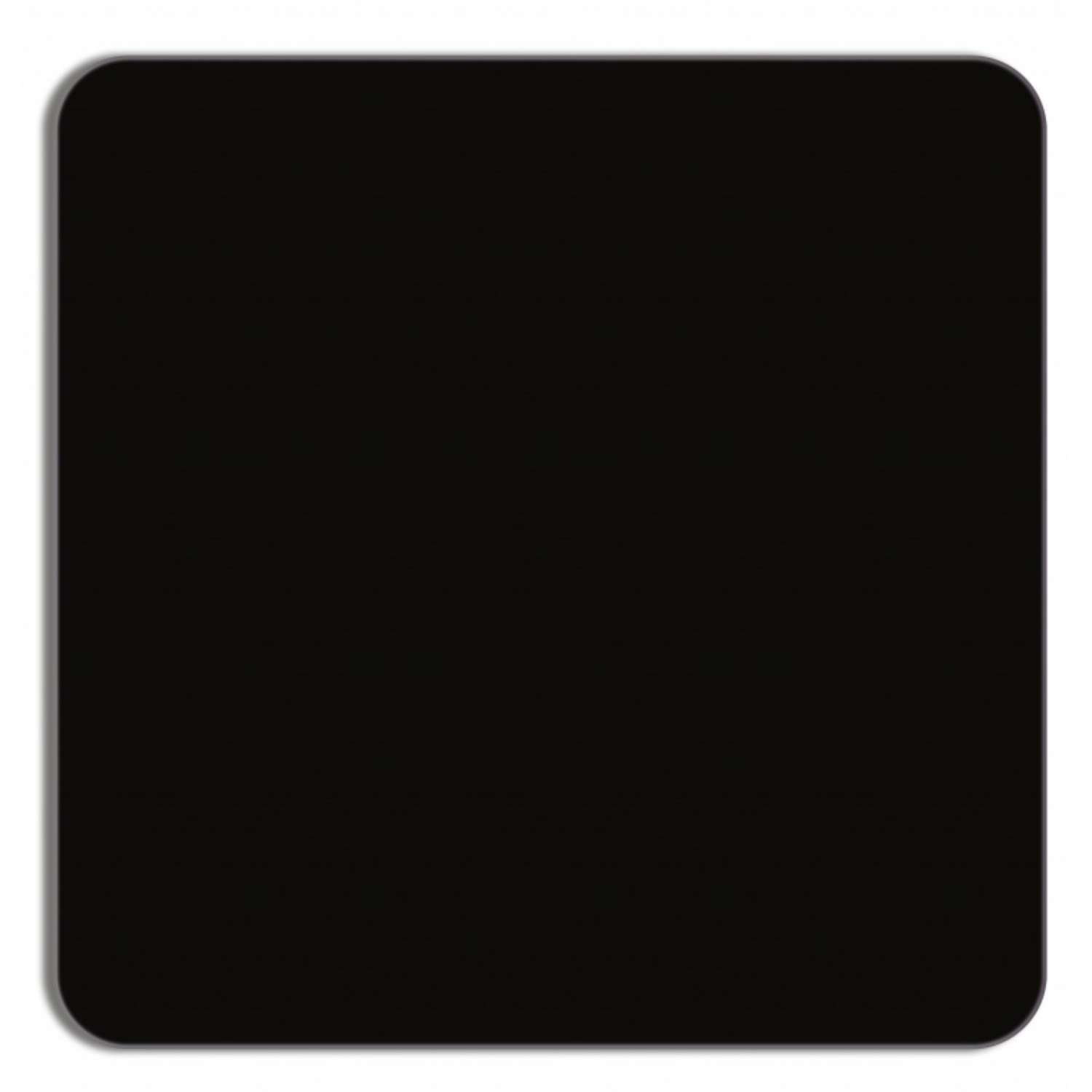 Доска Attache стеклянная магнитная черный 45х45 см - фото 1