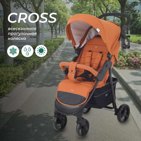 Коляска детская MOWbaby CROSS RA080 Brown 2024