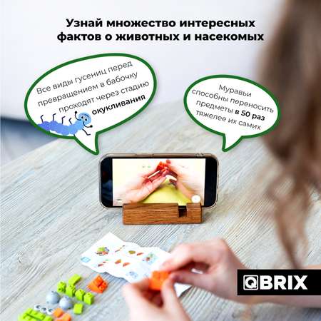 Конструктор Qbrix Kids Мир букашек 30020