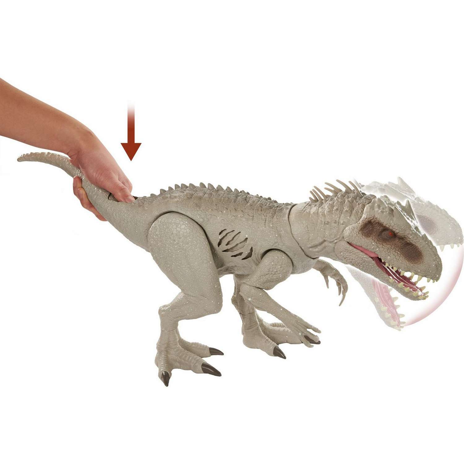 Фигурка Jurassic World Экстремальные повреждения Индоминус Рекс HDX57 - фото 6