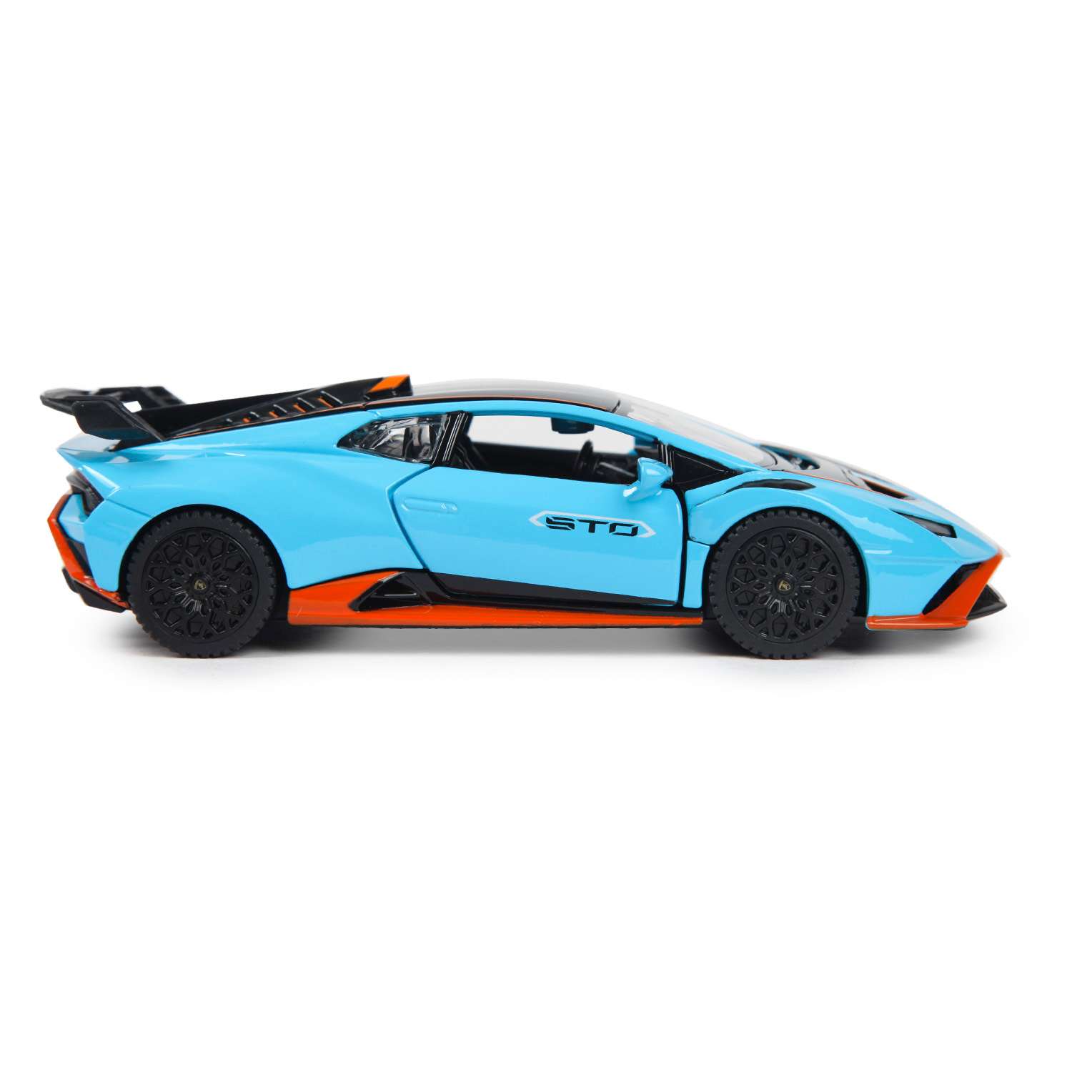 Автомобиль Rastar Lamborghini Huracan STO 1:32 без механизмов голубой 64300 - фото 3