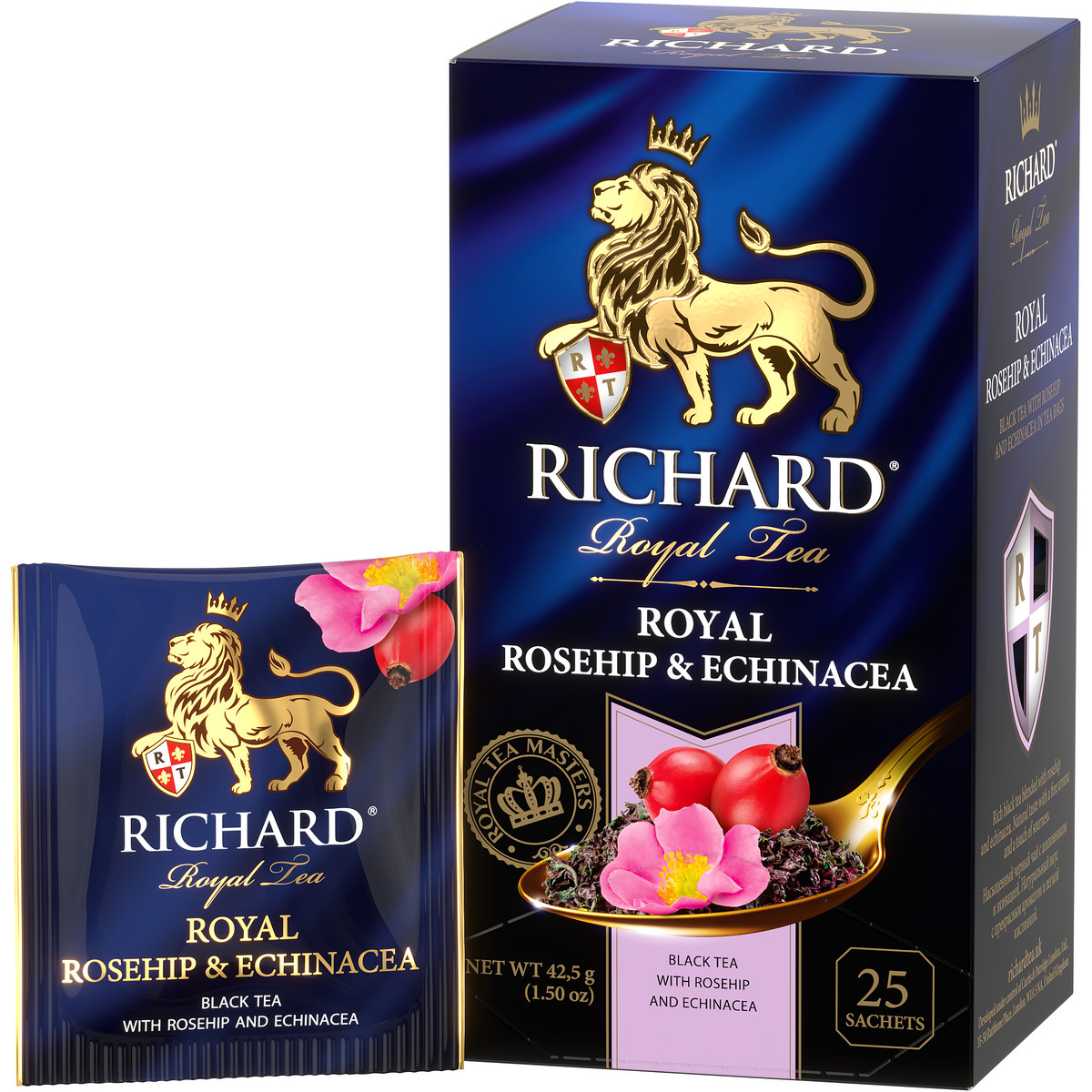 Чай черный Richard Royal Rosehip Echinacea 25 пакетиков - фото 3