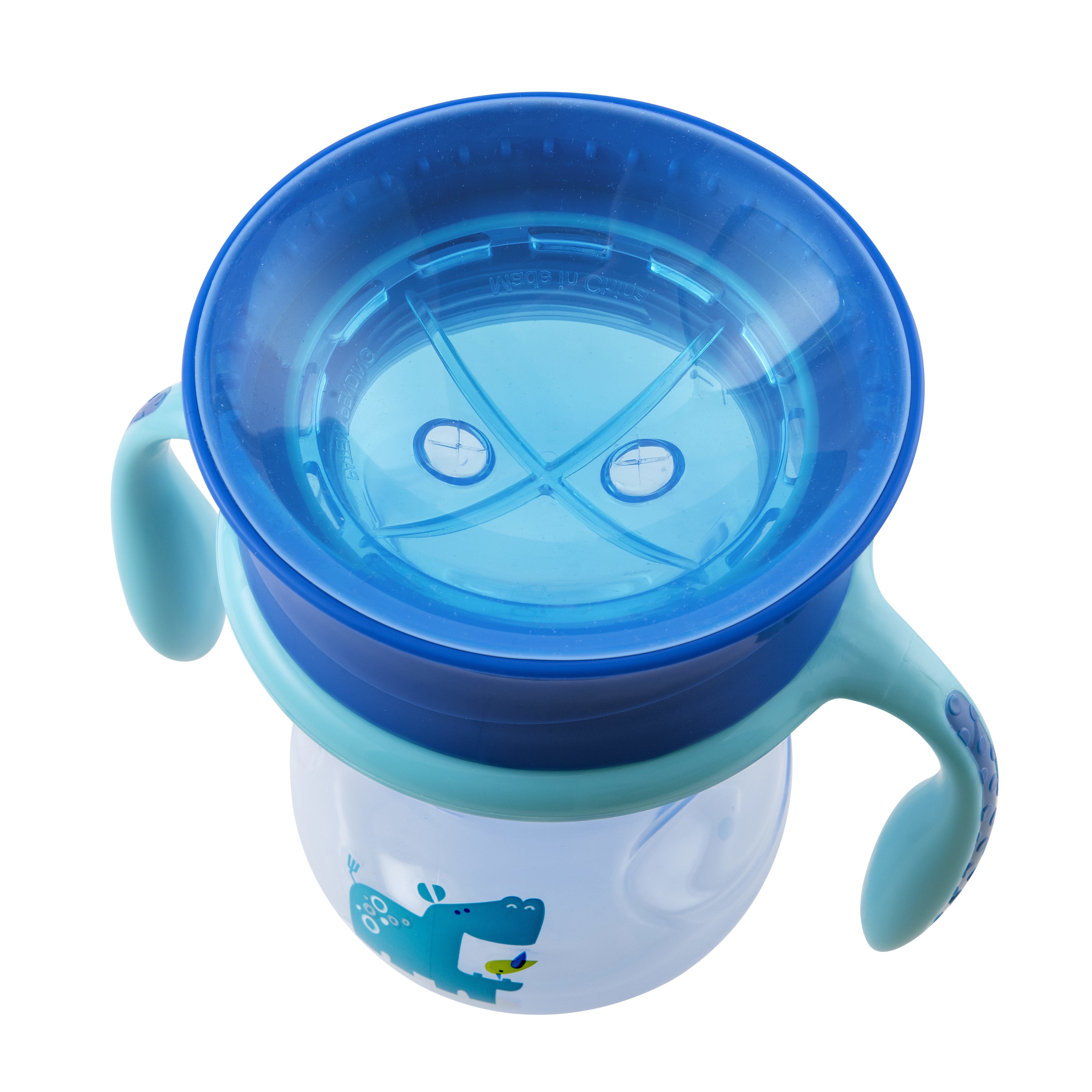 Поильник Chicco Perfect Cup носик 360 266мл с 12месяцев Голубой - фото 5