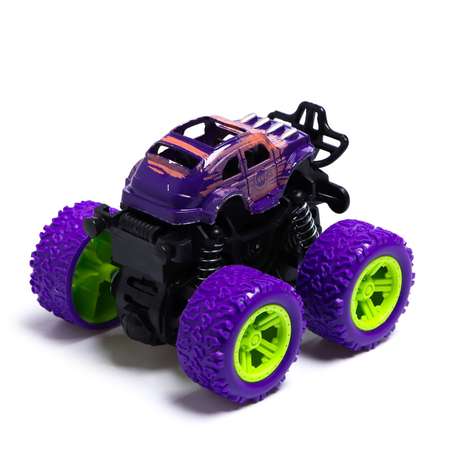 Джип Автоград инерционный Monster truck. цвет сиреневый