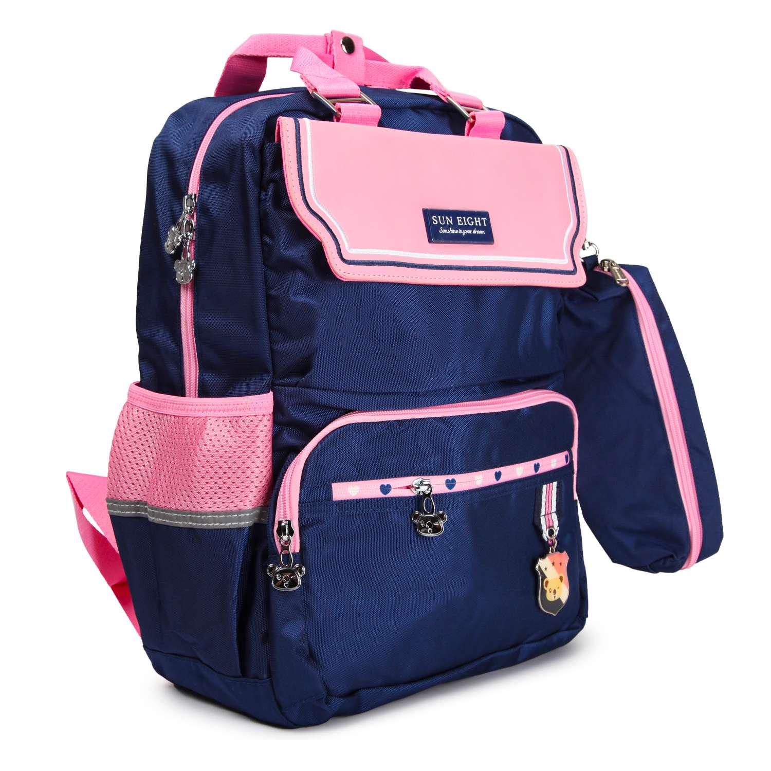Рюкзак для девочки школьный Suneight SE2808 - фото 3