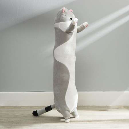Мягкая игрушка Sima-Land подушка «Кот» 110 см цвет серый