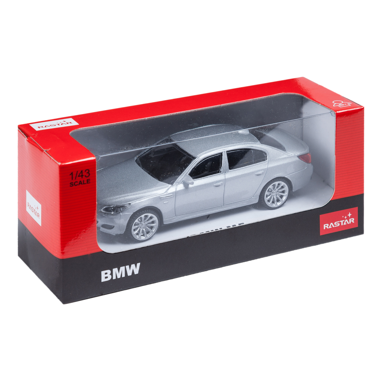 Автомобиль Rastar BMW 1:43 серебряный 37500 - фото 2