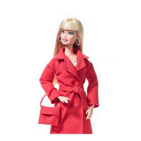 Одежда для кукол типа Барби VIANA Платье плащ и сумка 128.31.15