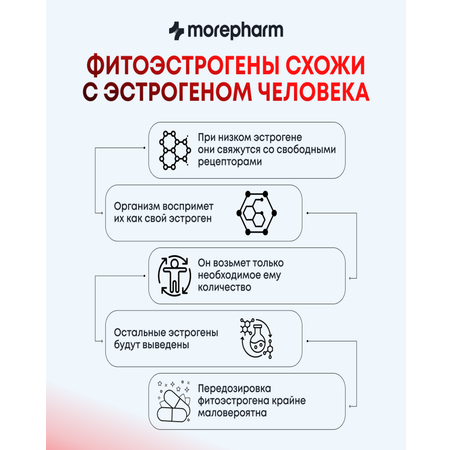 БАД morepharm Цимицифуга фитоэстроген при климаксе и менопаузе