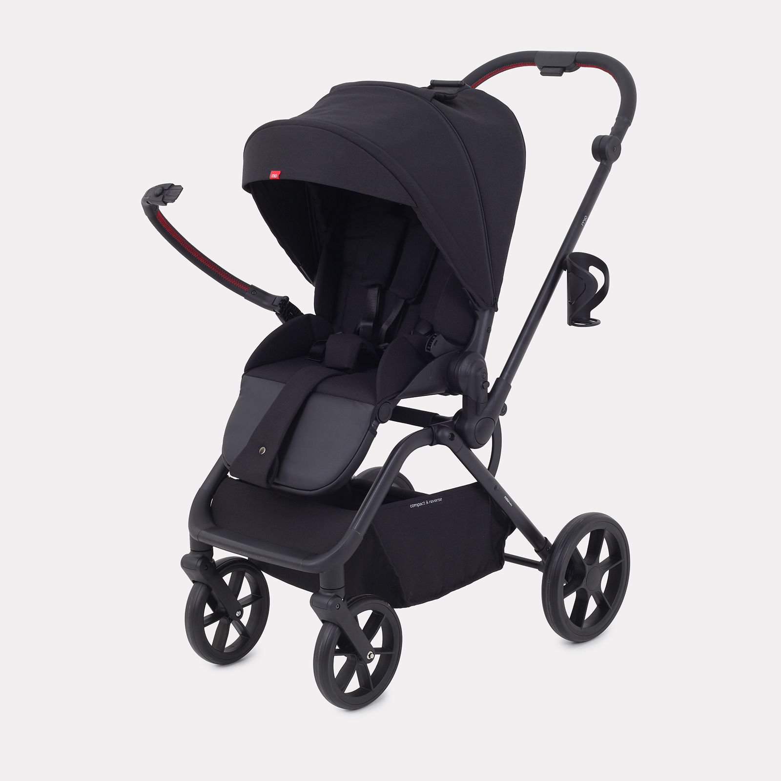 Коляска детская MOWbaby Mio MB102 Black - фото 4