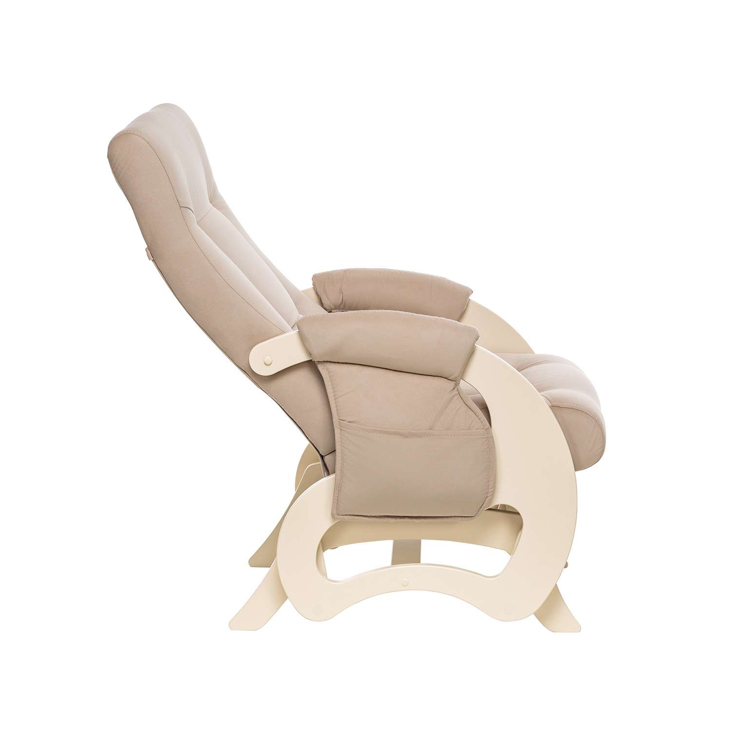 Кресло для кормления Milli Ария с карманами дуб шампань / ткань V 18 - фото 4