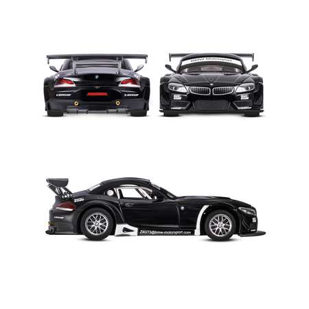 Машинка металлическая АВТОпанорама 1:24 BMW Z4 GT3 черный свободный ход колес