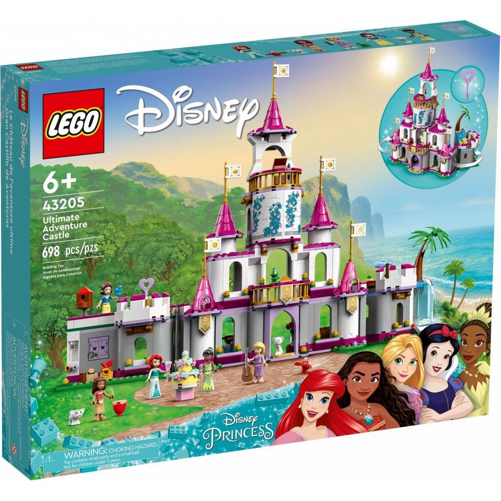 Конструктор LEGO Princesses Ultimate Adventure Castle 43205 купить по цене  8399 ₽ в интернет-магазине Детский мир