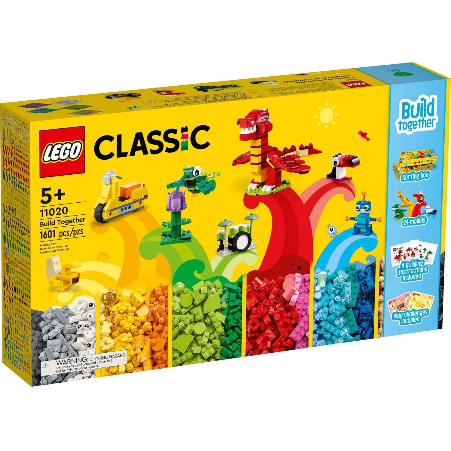 Конструктор LEGO Classic Строим вместе 11020 - фото 1