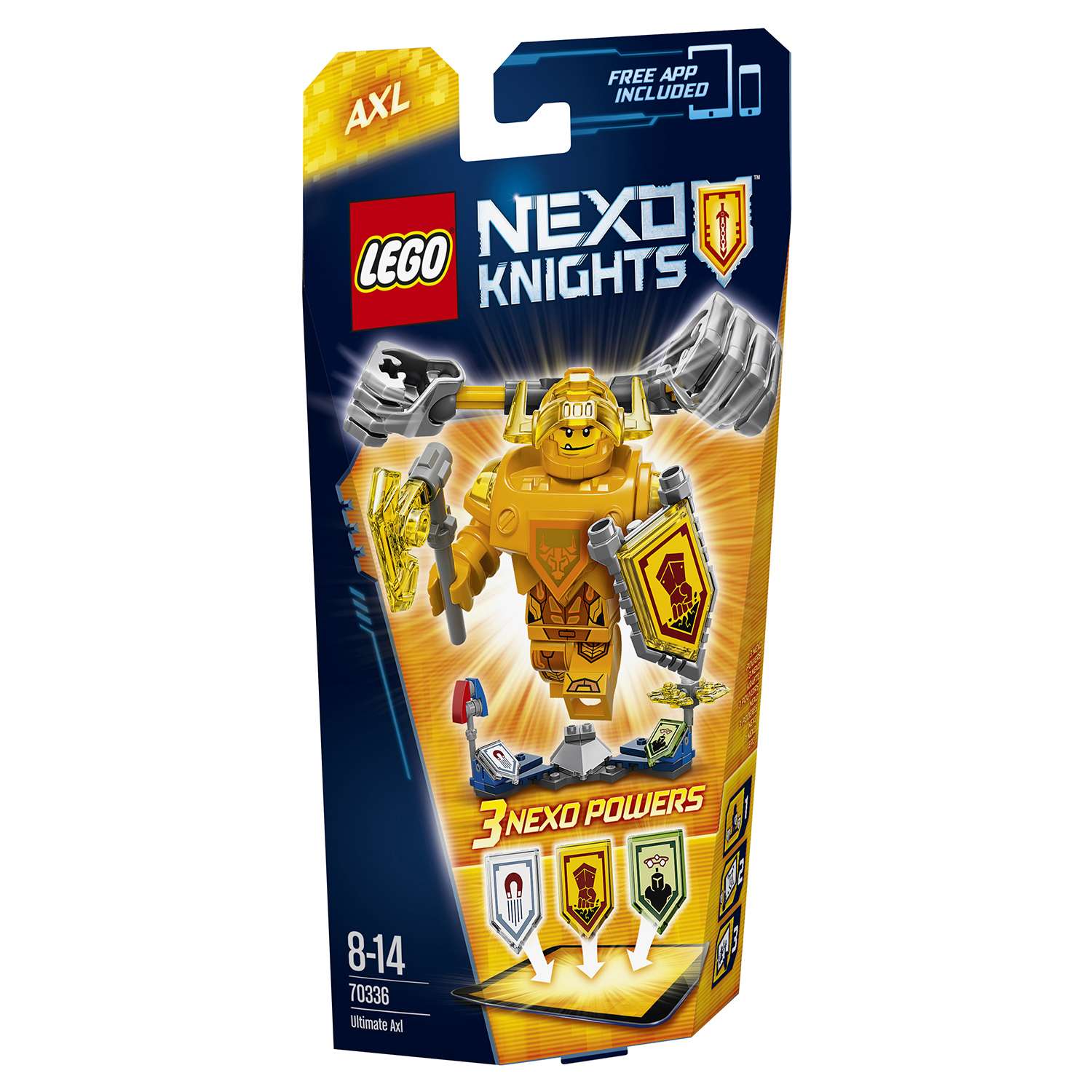 Конструктор LEGO Nexo Knights Аксель — Абсолютная сила (70336) - фото 2