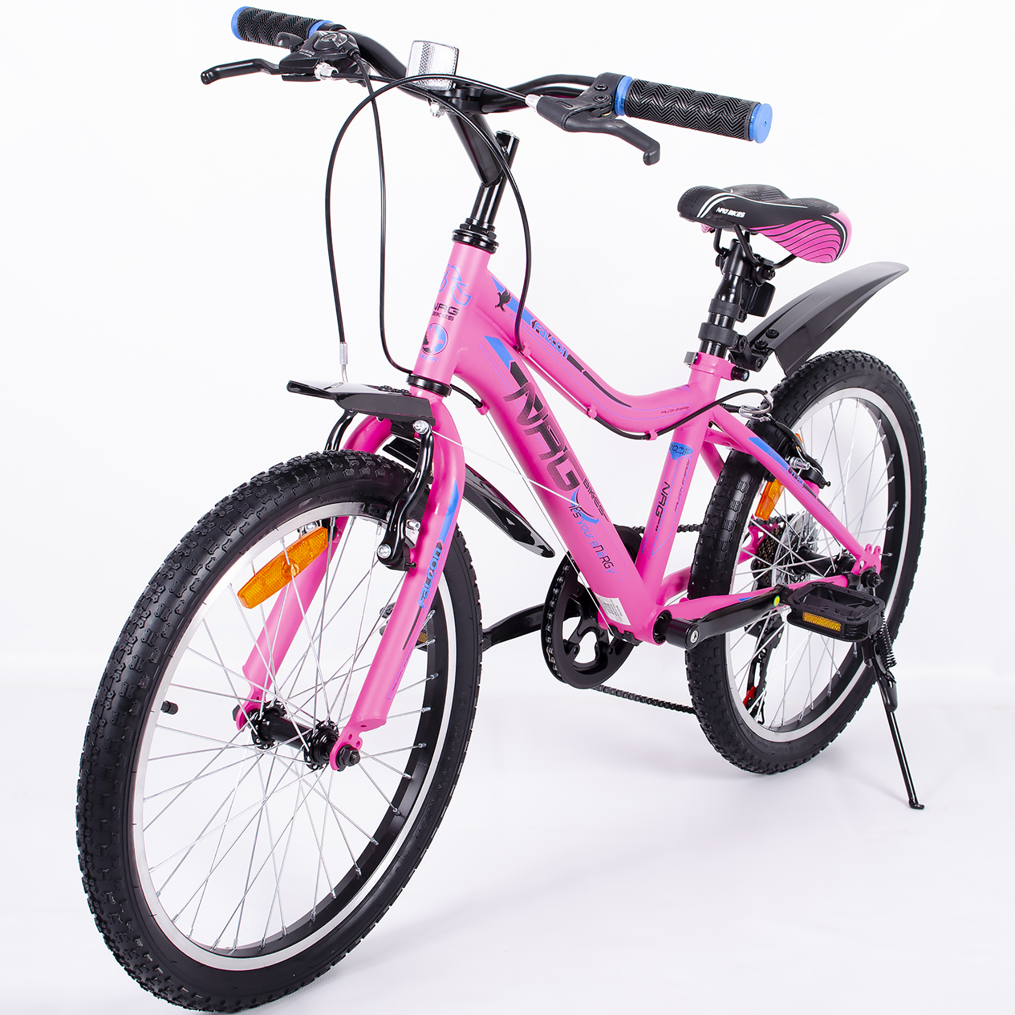 Велосипед NRG BIKES FALCON 20 pink-blue-black - фото 3