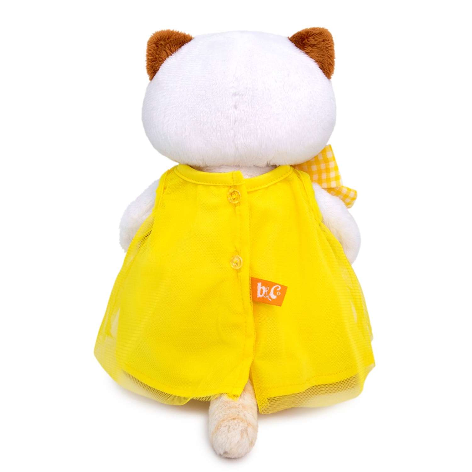 Мягкая игрушка BUDI BASA Ли-Ли в желтом платье с бантом 27 см LK27-099 - фото 3