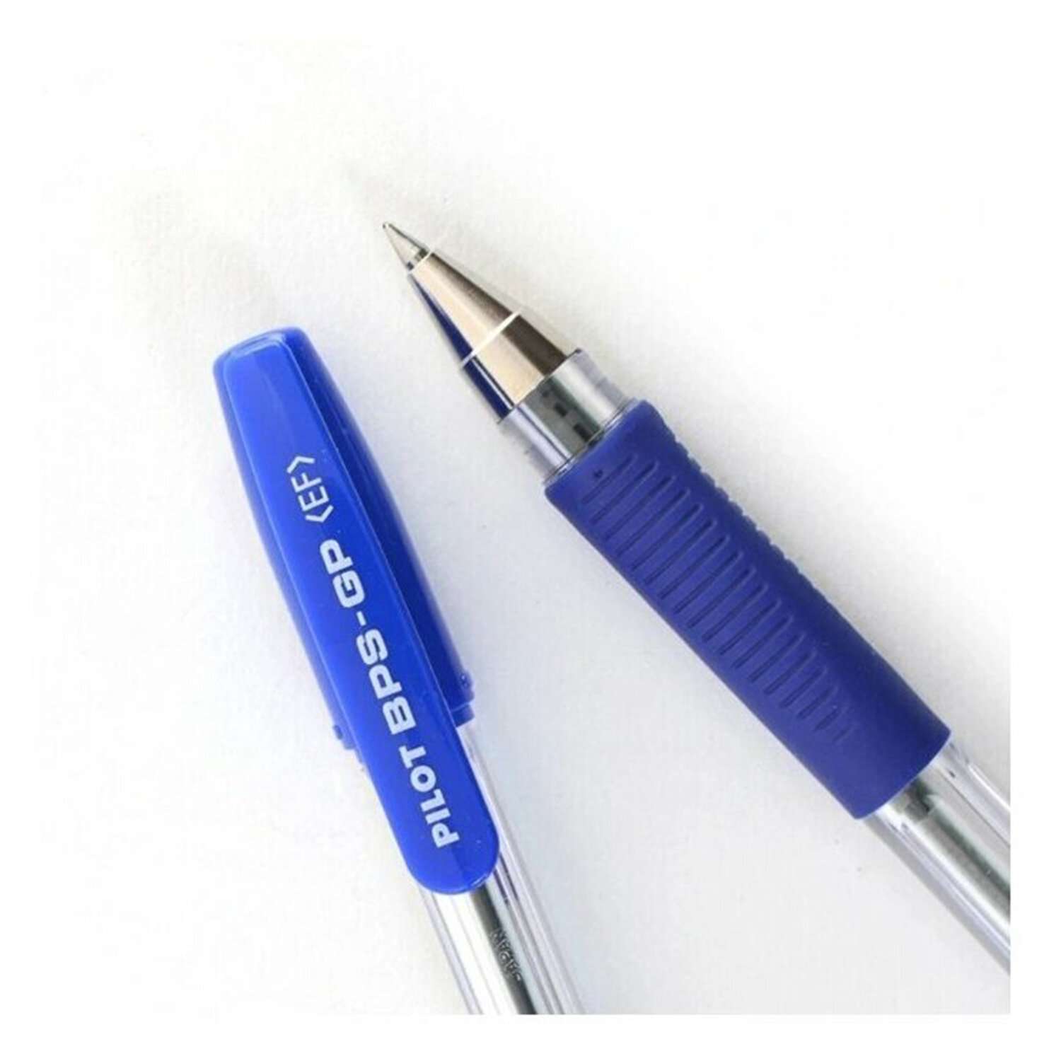 Ручки шариковые PILOT масляные синие набор 3 штуки - фото 10