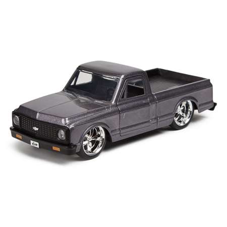 Машинка Jada 1:32 1972 Chevy Cheyenne Pick Up-Free Rolling Серый 99682