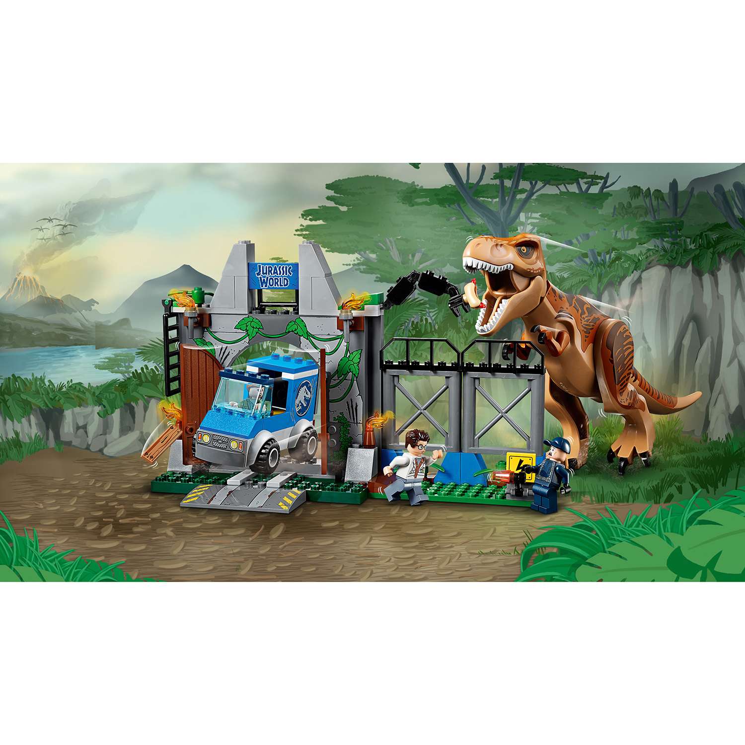 Lego junior best sale t rex