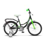 Велосипед STELS Flyte 14 Z011 9.5 чёрный/салатовый