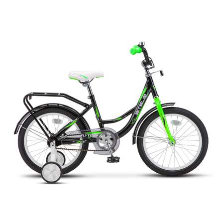 Велосипед STELS Flyte 14 Z011 9.5 чёрный/салатовый