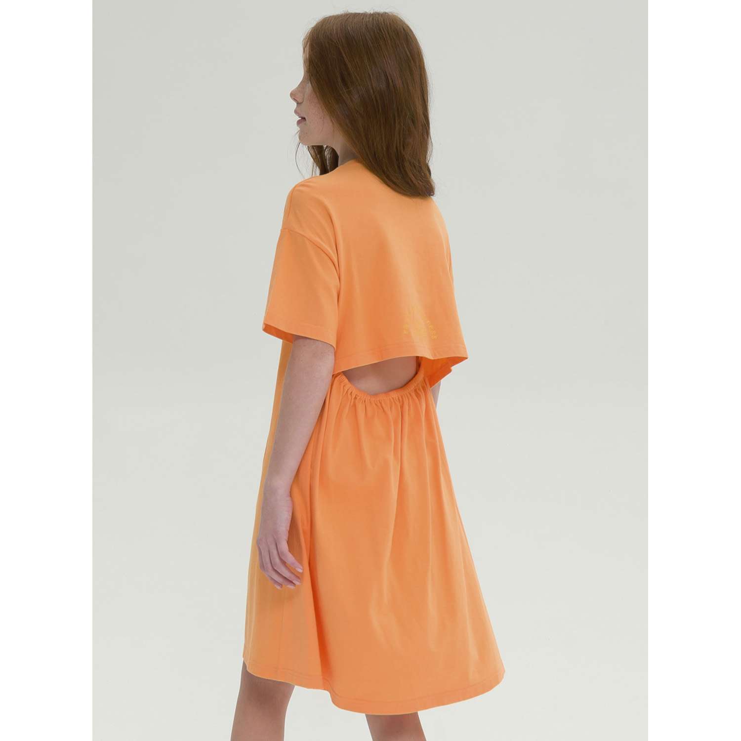 Летнее платье PELICAN GFDT4317/1/Оранжевый(31) - фото 1
